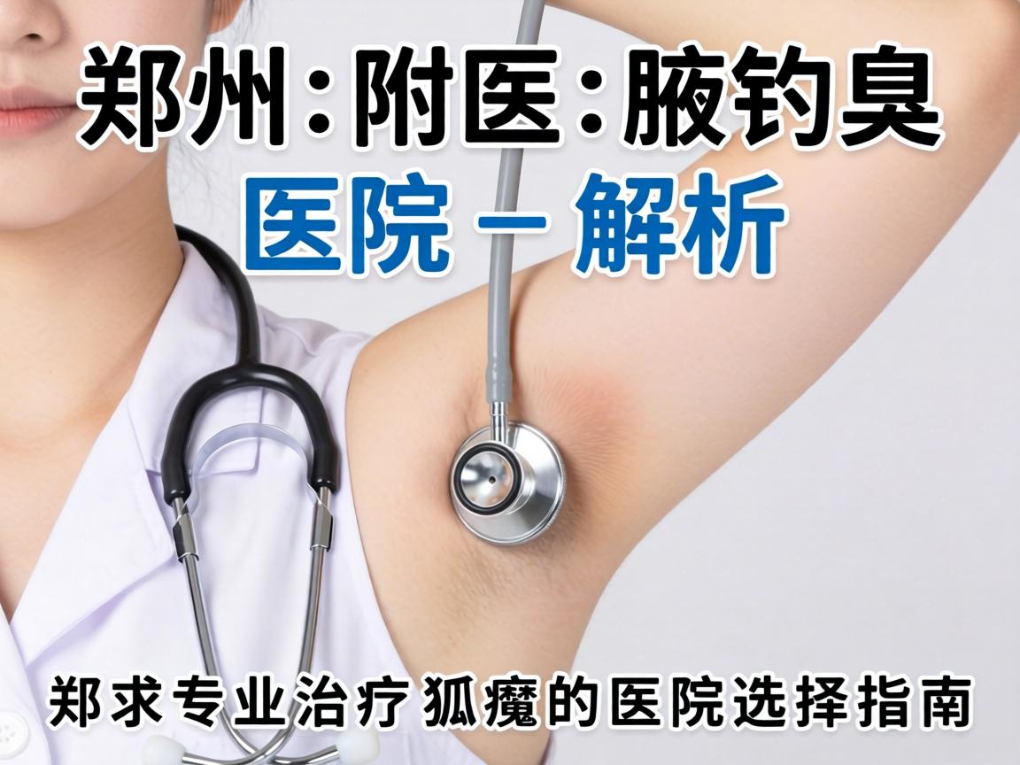郑州附医腋臭医院解析，郑州专业治疗狐臭的医院选择指南