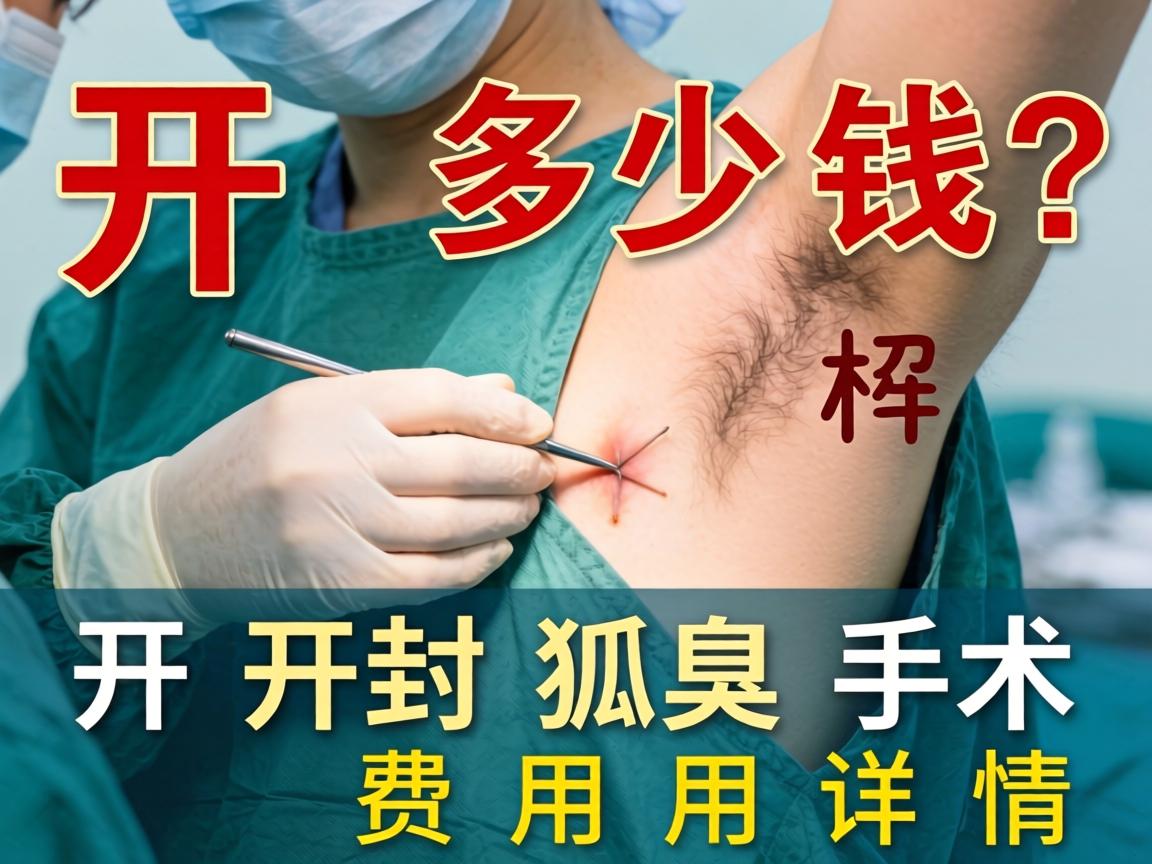 开封狐臭手术多少钱？解析开封狐臭手术费用详情