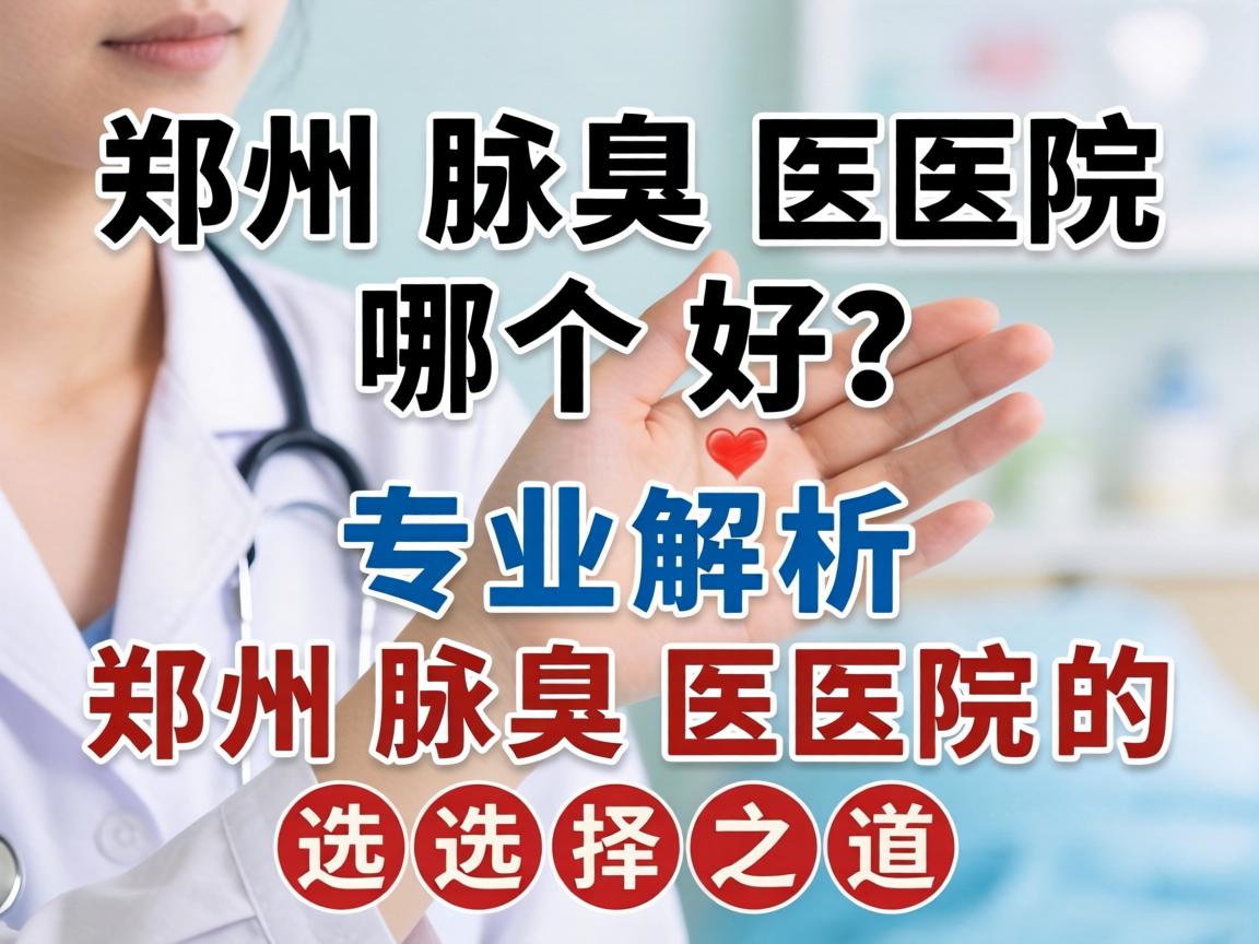 郑州腋臭医院哪个好？专业解析郑州腋臭医院的选择之道