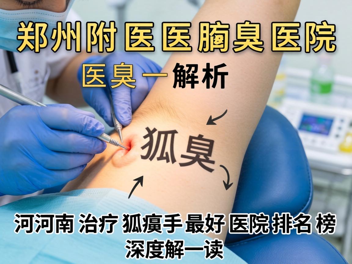郑州附医腋臭医院解析，河南治疗狐臭手术最好医院排名榜深度解读