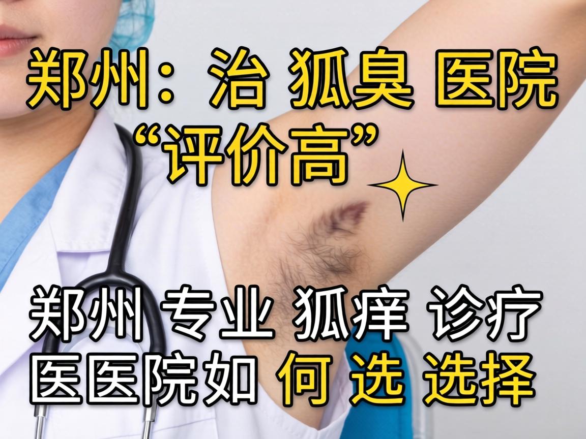 郑州治狐臭医院评价高，郑州专业狐臭诊疗医院如何选择