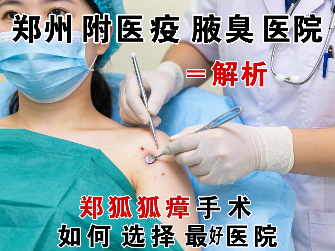 郑州附医腋臭医院解析，郑州狐臭手术如何选择最好医院