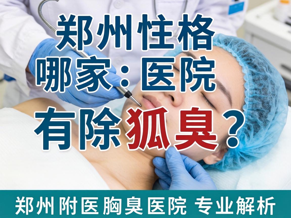 郑州哪家医院有除狐臭？郑州附医腋臭医院专业解析
