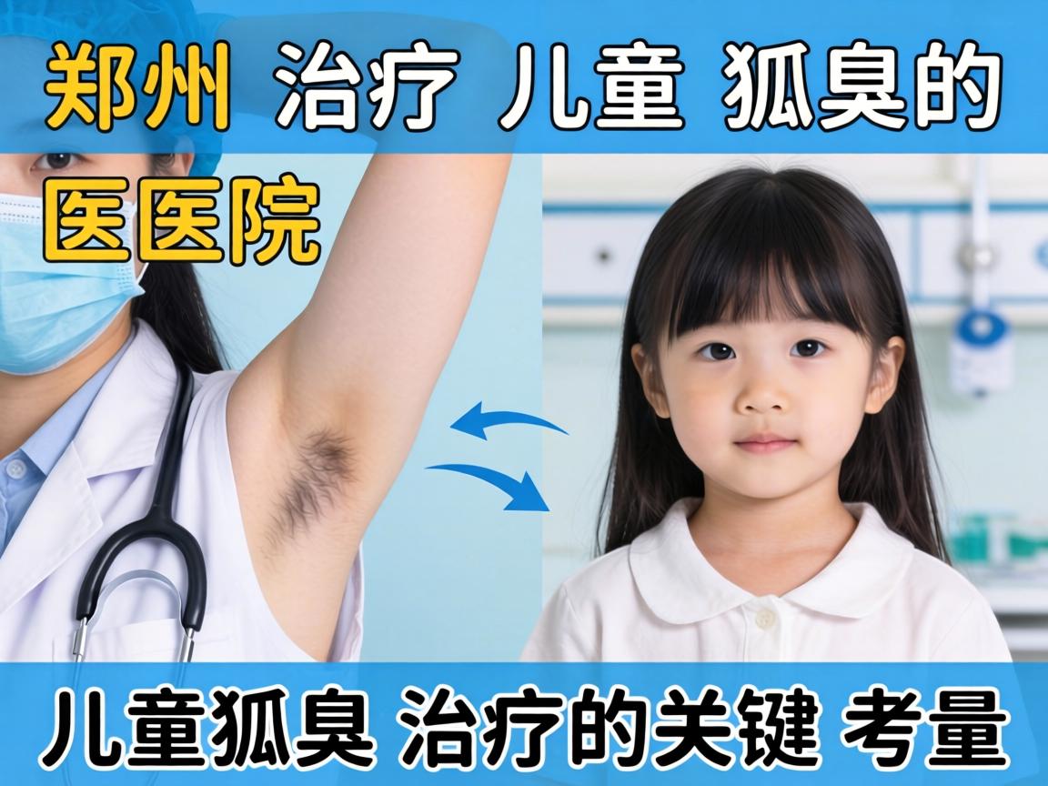 郑州治疗儿童狐臭的医院解析，儿童狐臭治疗的关键考量