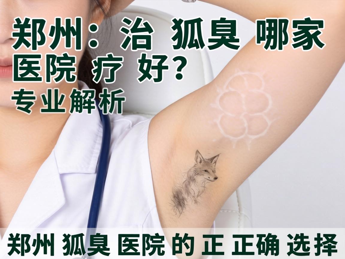 郑州治狐臭哪家医院好？专业解析郑州狐臭医院的正确选择