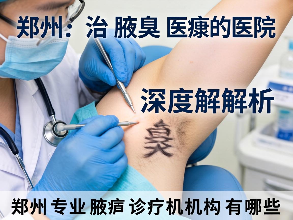 郑州治腋臭医院深度解析，郑州专业腋臭诊疗机构有哪些