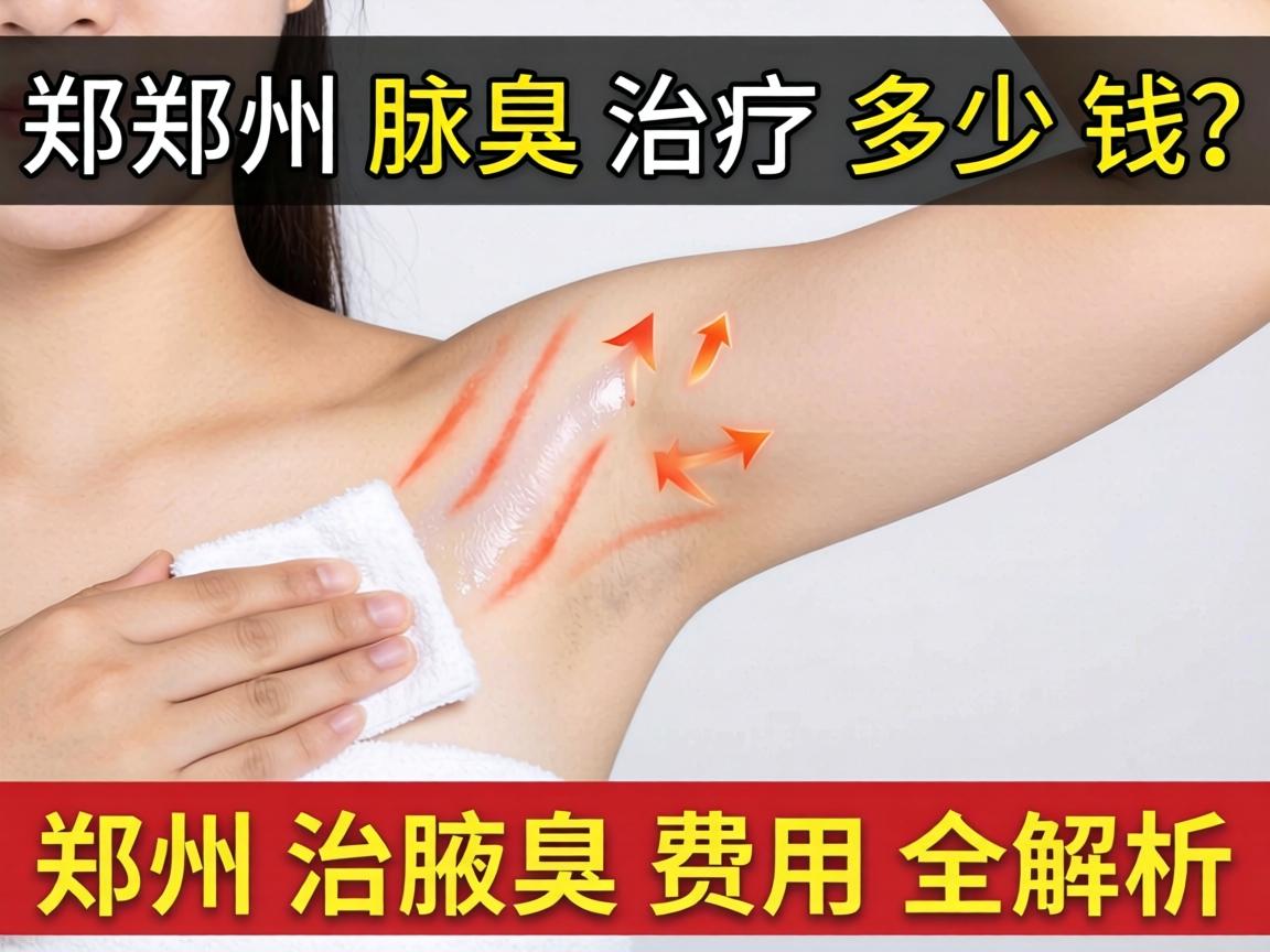 郑州腋臭治疗多少钱？郑州治腋臭费用全解析