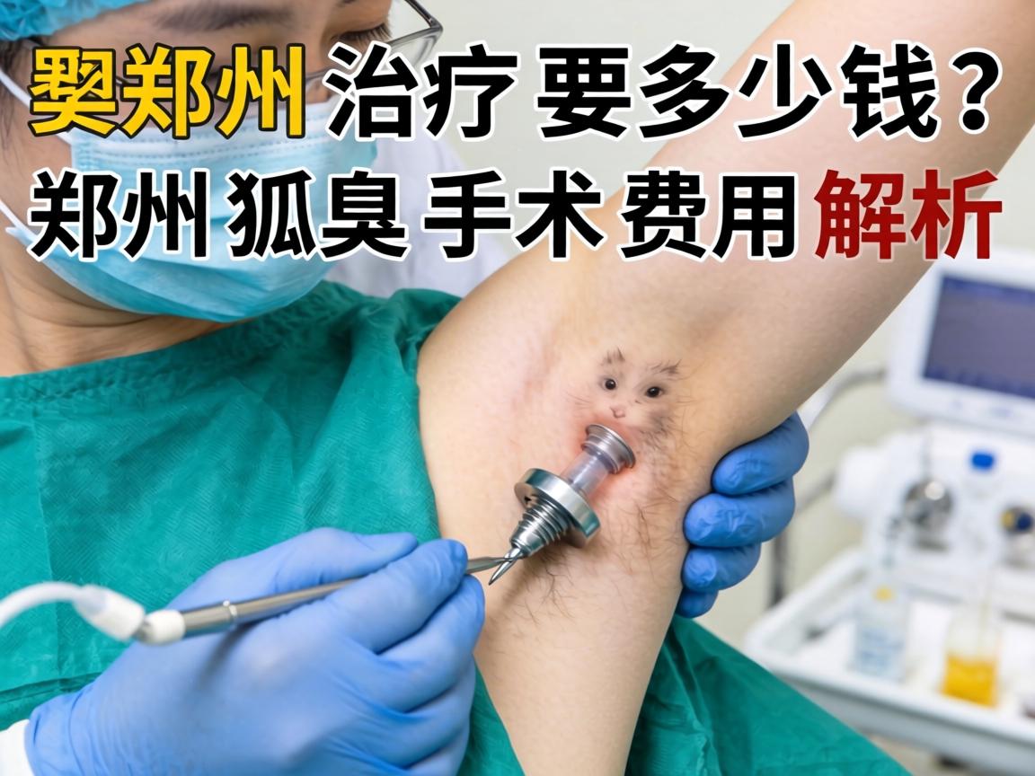 郑州狐臭手术治疗要多少钱？郑州狐臭手术费用解析