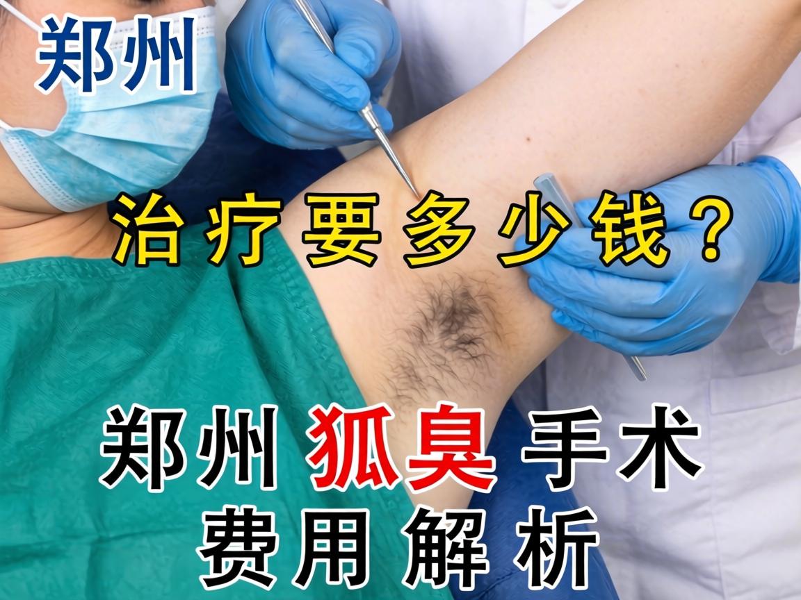 郑州狐臭手术治疗要多少钱？郑州狐臭手术费用解析