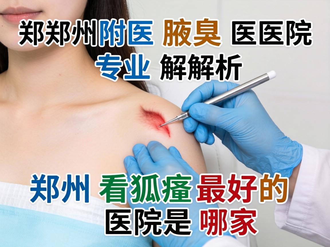 郑州附医腋臭医院专业解析，郑州看狐臭最好的医院是哪家