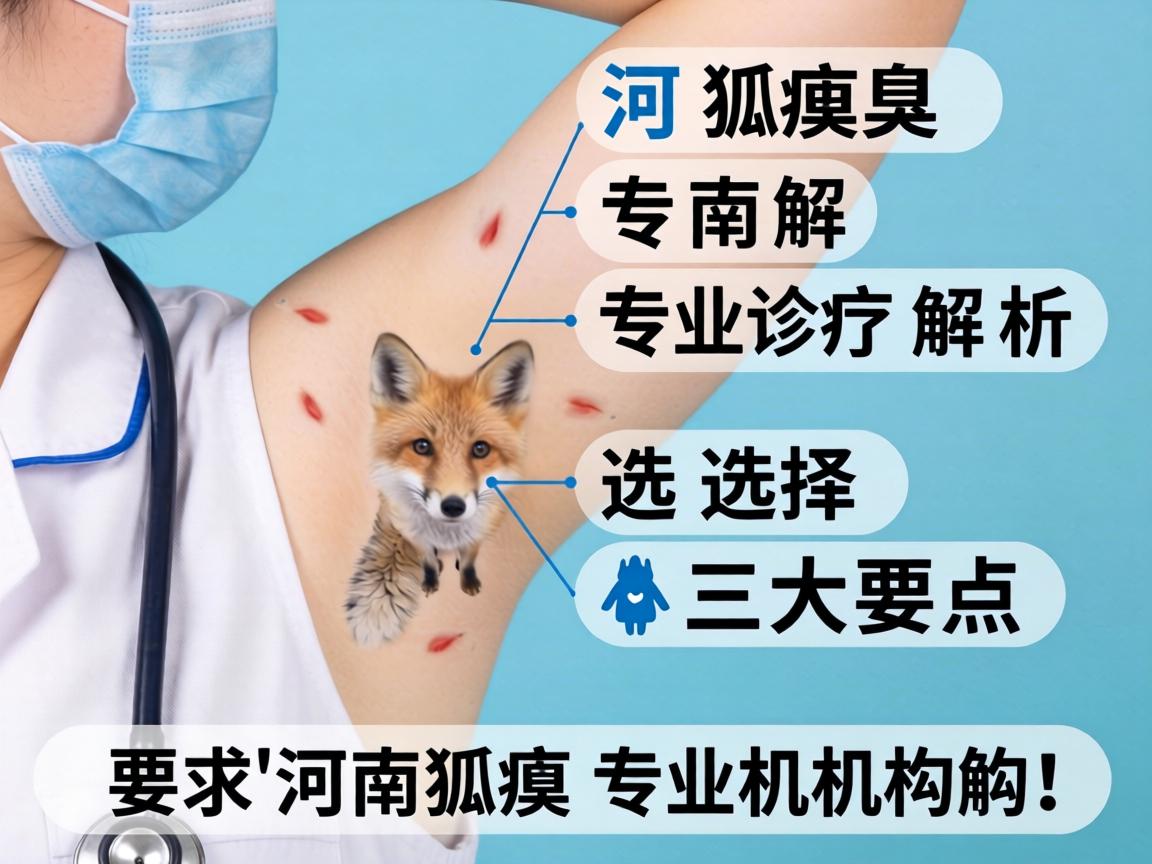 河南狐臭专业诊疗解析，选择河南狐臭专业机构的三大要点