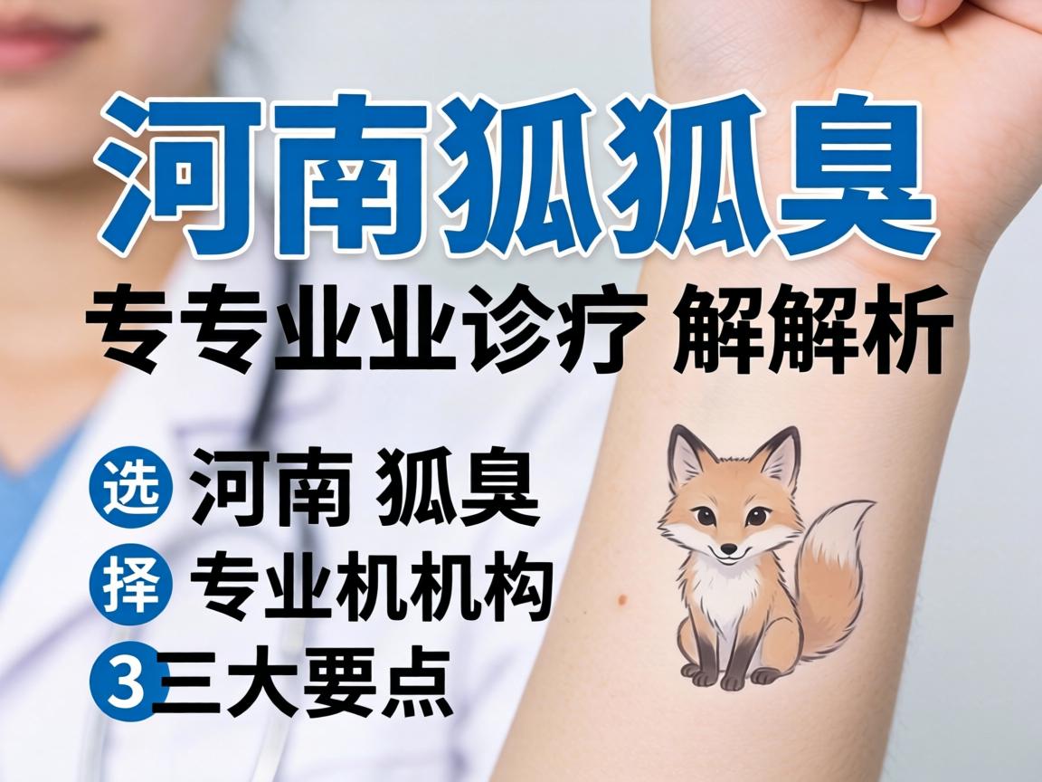 河南狐臭专业诊疗解析，选择河南狐臭专业机构的三大要点