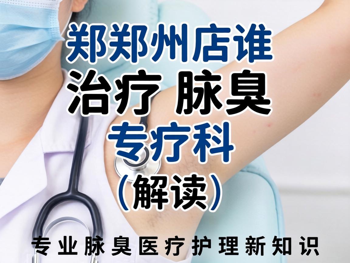 郑州治疗腋臭专科解读，专业腋臭医疗护理新知识