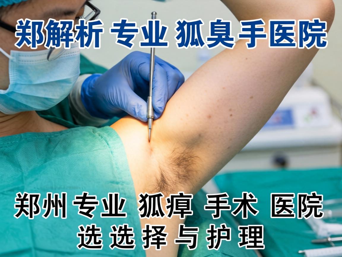 郑州狐臭手术医院解析，郑州专业狐臭手术医院的选择与护理