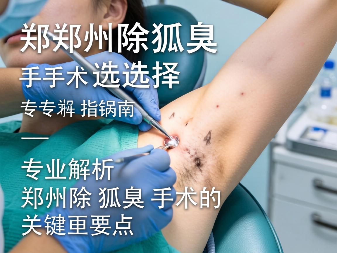 郑州除狐臭手术选择指南，专业解析郑州除狐臭手术的关键要点