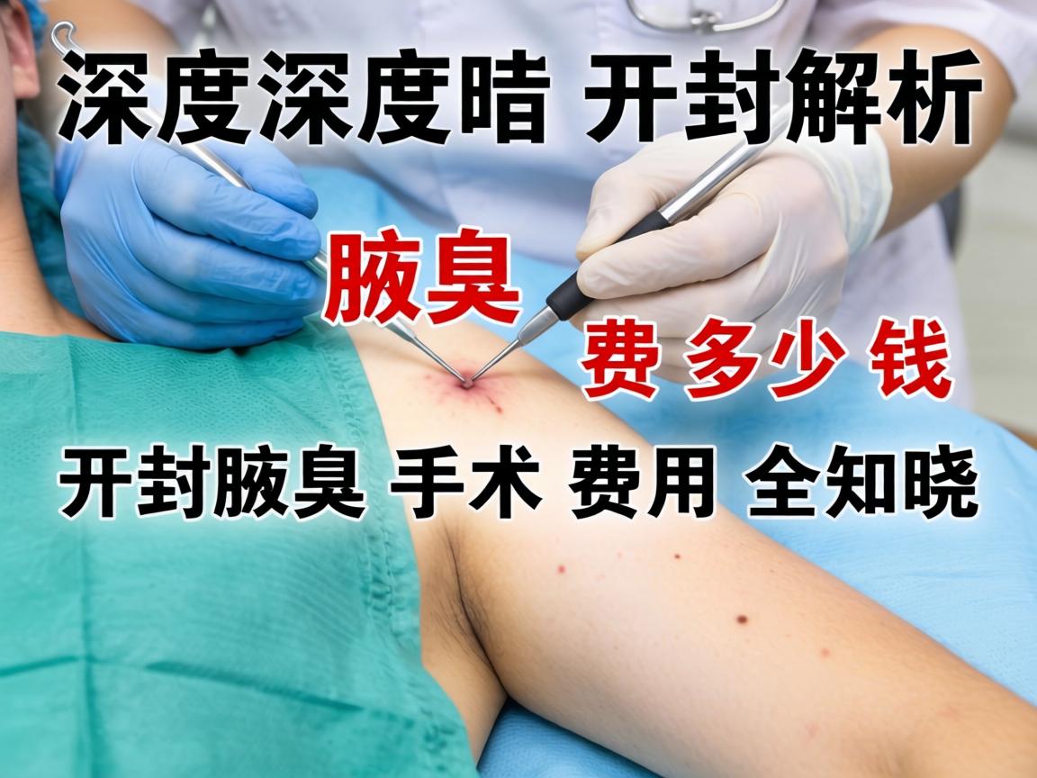 深度解析开封腋臭手术费多少钱，开封腋臭手术费用全知晓