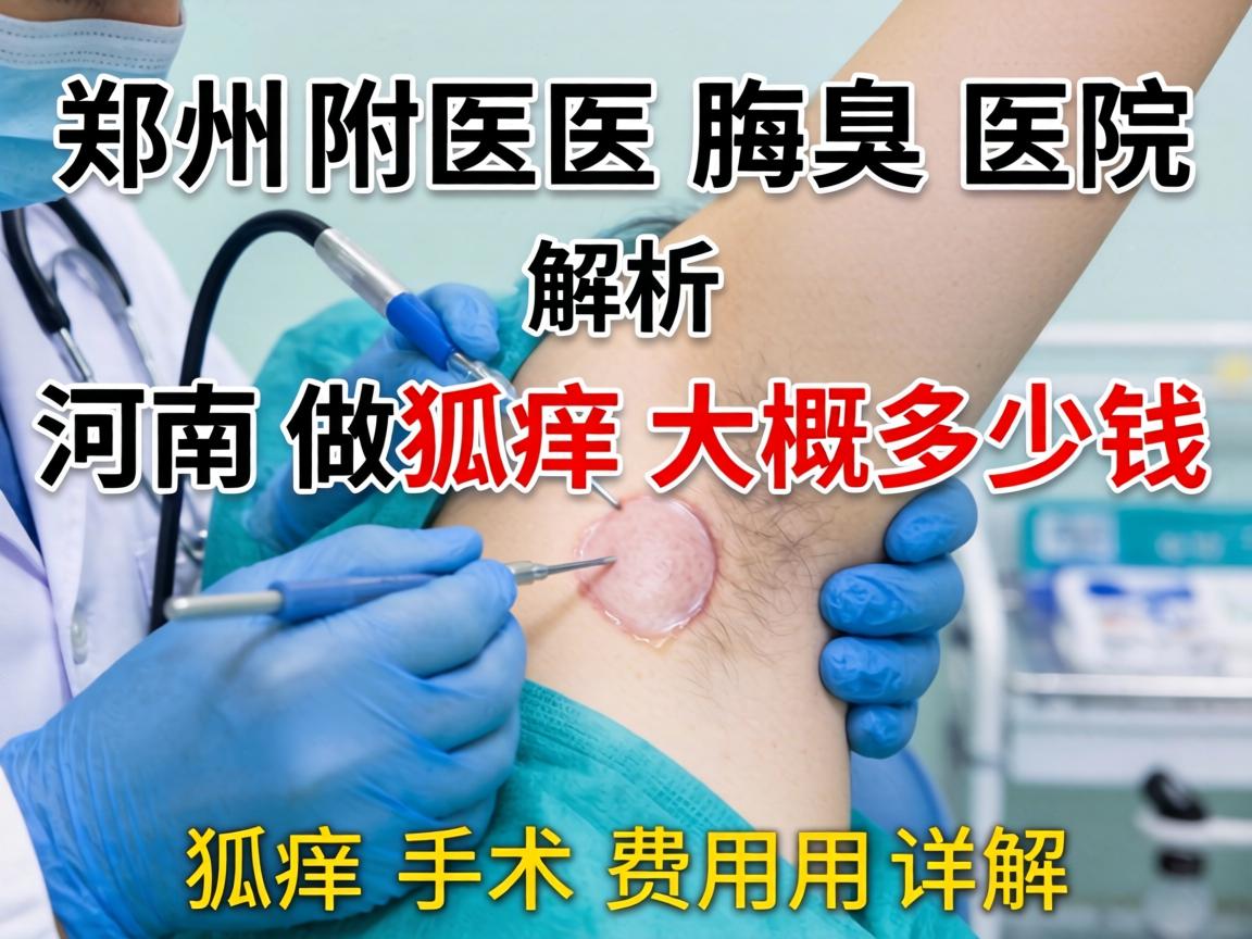 郑州附医腋臭医院解析，河南做狐臭大概多少钱，狐臭手术费用详解