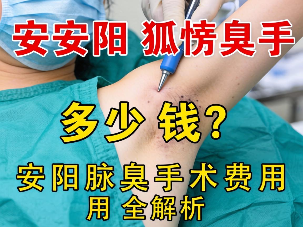 安阳狐臭手术多少钱？安阳腋臭手术费用全解析