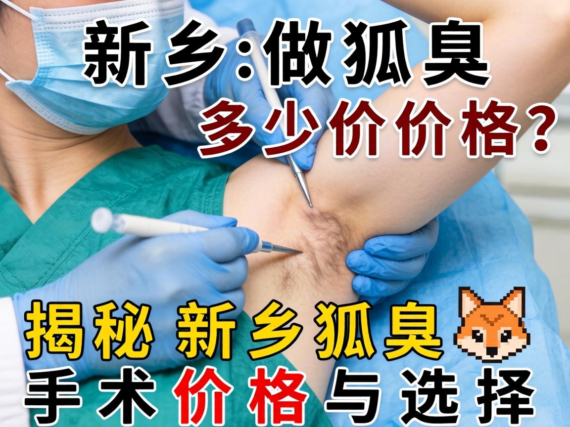 新乡做狐臭多少价格？揭秘新乡狐臭手术价格与选择