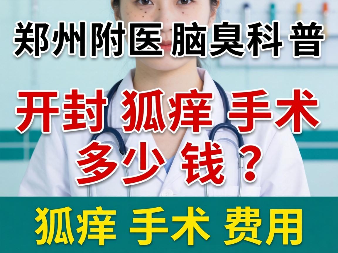 郑州附医腋臭科普，开封狐臭手术多少钱？解析狐臭手术费用