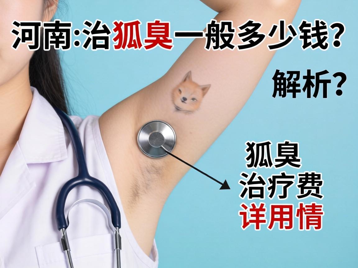 河南治狐臭一般多少钱？解析狐臭治疗费用详情