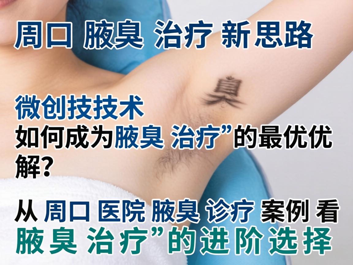 周口腋臭治疗新思路，微创技术如何成为腋臭治疗的最优解？从周口医院腋臭诊疗案例看腋臭治疗的进阶选择