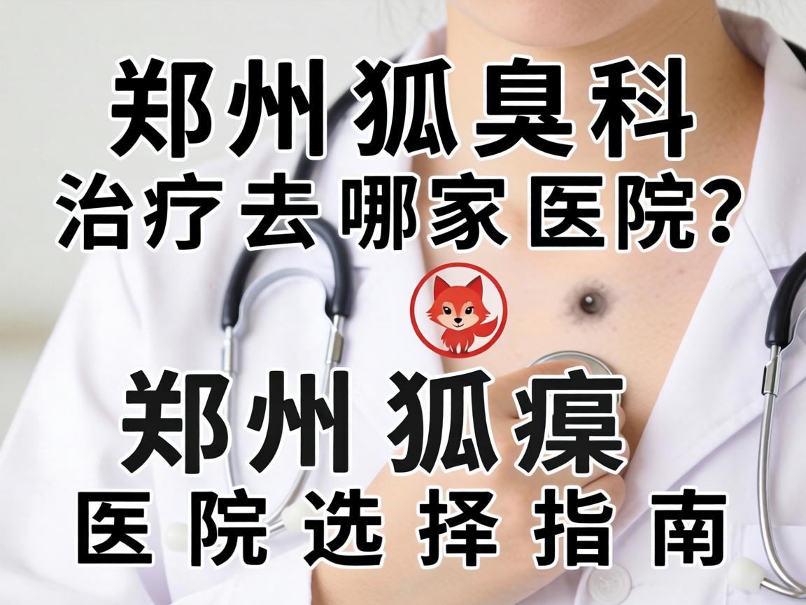 郑州狐臭科治疗去哪家医院？郑州狐臭医院选择指南