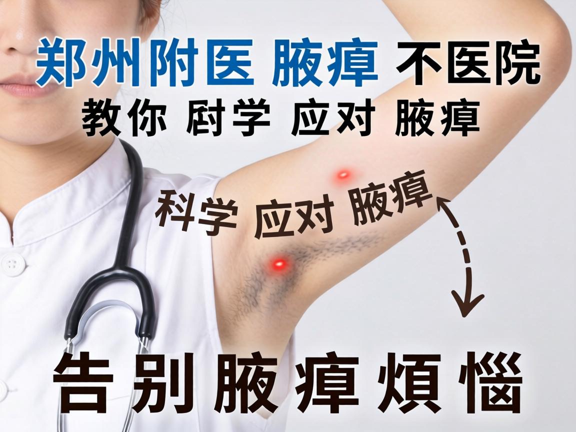腋臭不尴尬，郑州附医腋臭医院教你科学应对腋臭，告别腋臭烦恼