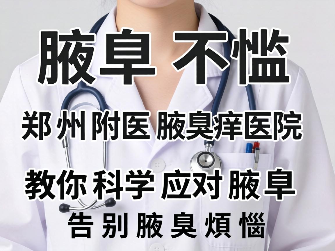 腋臭不尴尬，郑州附医腋臭医院教你科学应对腋臭，告别腋臭烦恼
