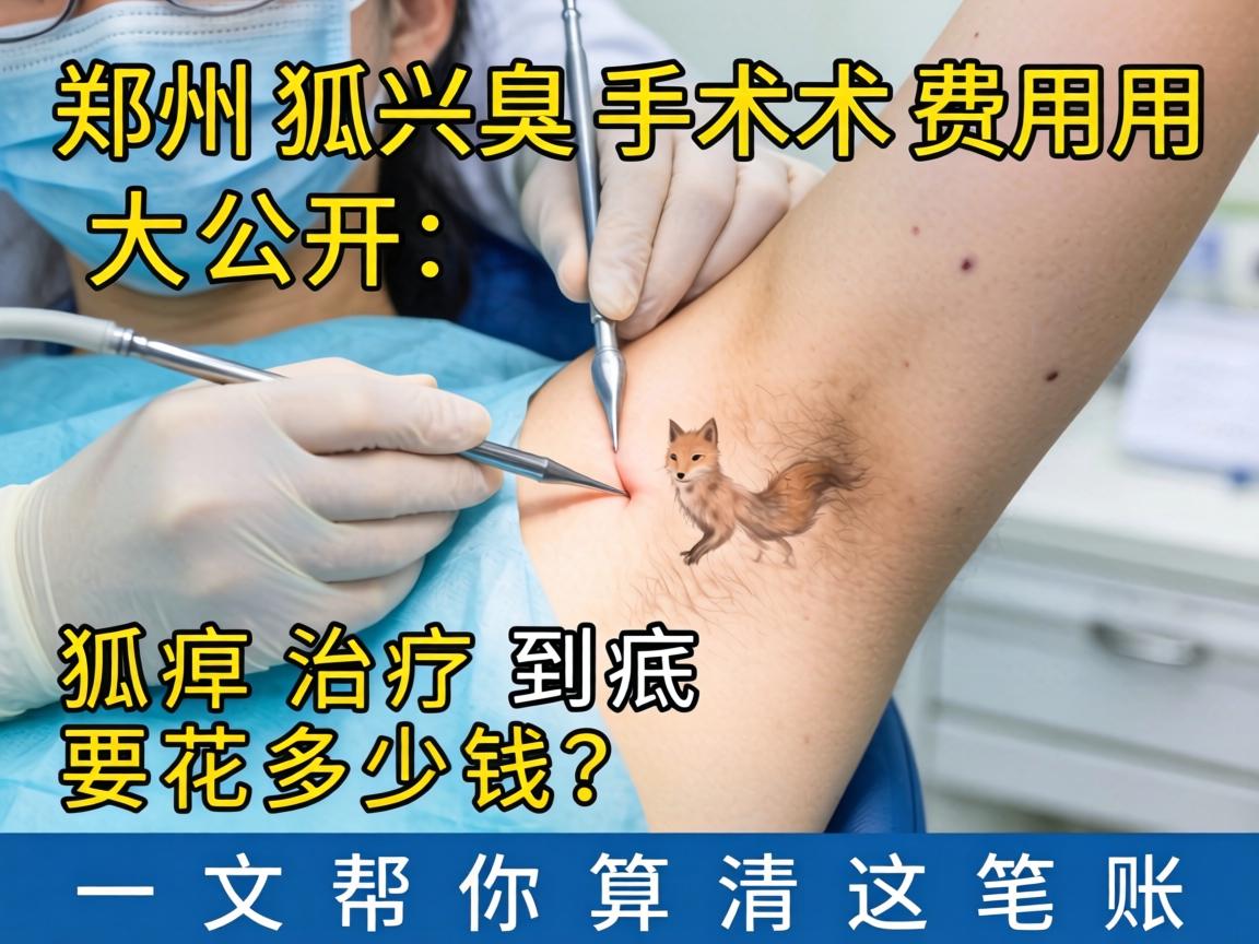 郑州狐臭手术费用大公开，狐臭治疗到底要花多少钱？一文帮你算清这笔账