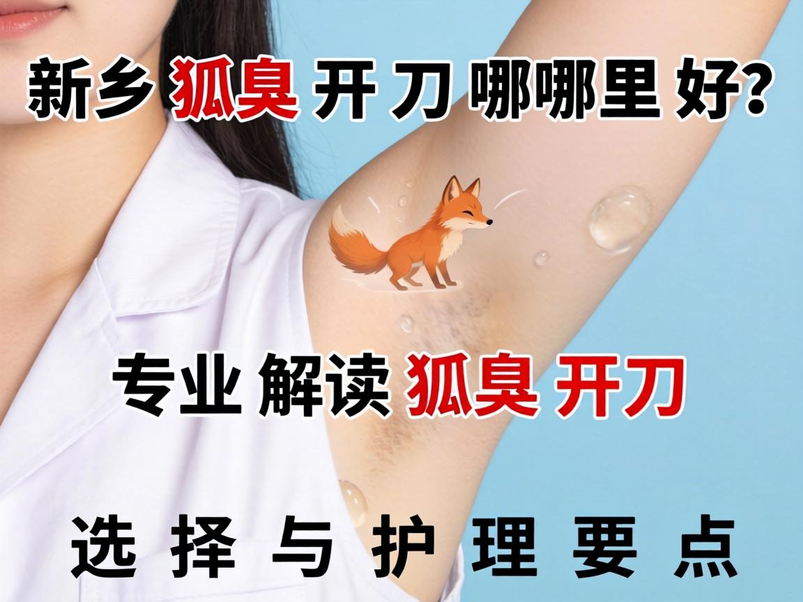 新乡狐臭开刀哪里好？专业解读狐臭开刀选择与护理要点