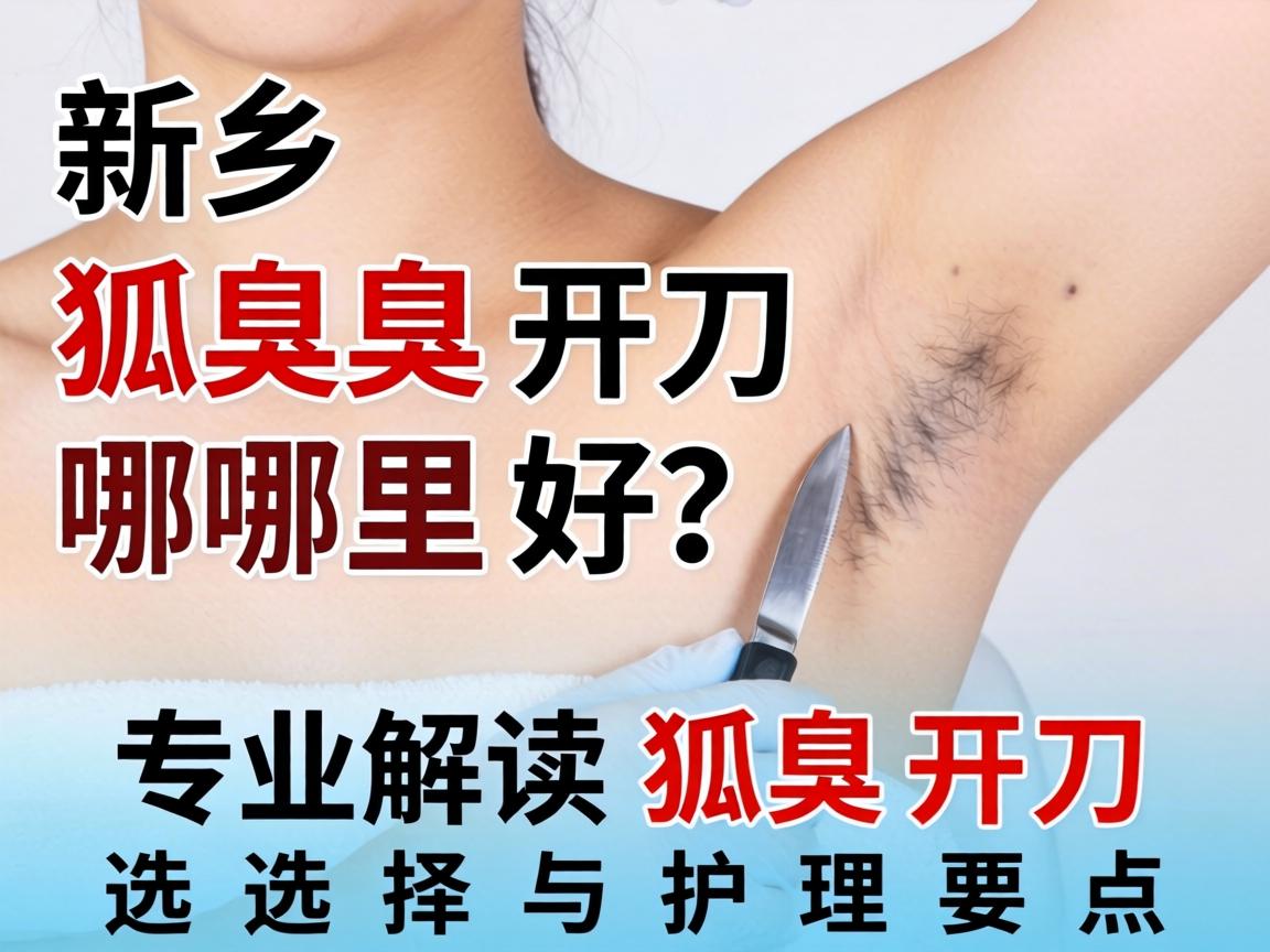 新乡狐臭开刀哪里好？专业解读狐臭开刀选择与护理要点