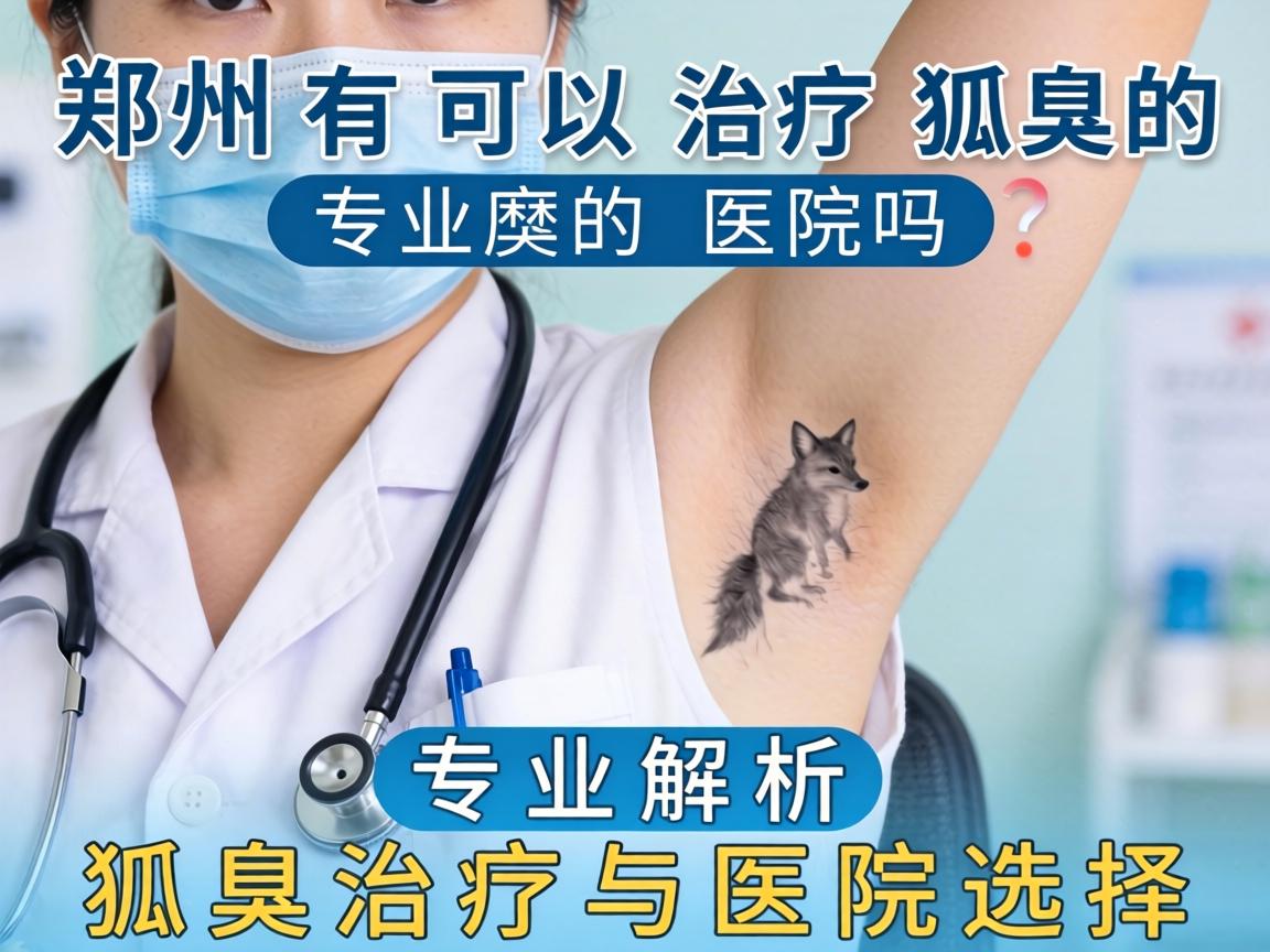 郑州有可以治疗狐臭的医院吗？专业解析狐臭治疗与医院选择
