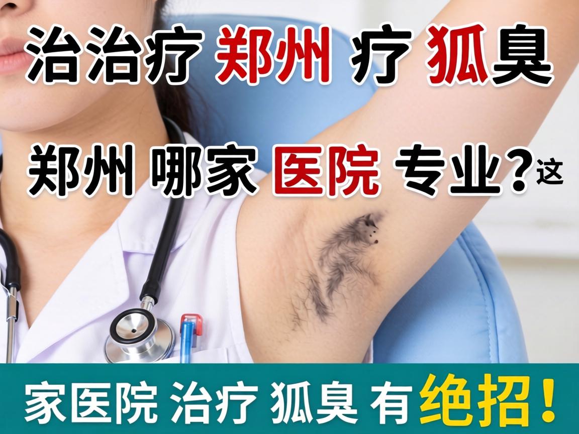 治疗狐臭，郑州哪家医院专业？这家医院治疗狐臭有绝招！
