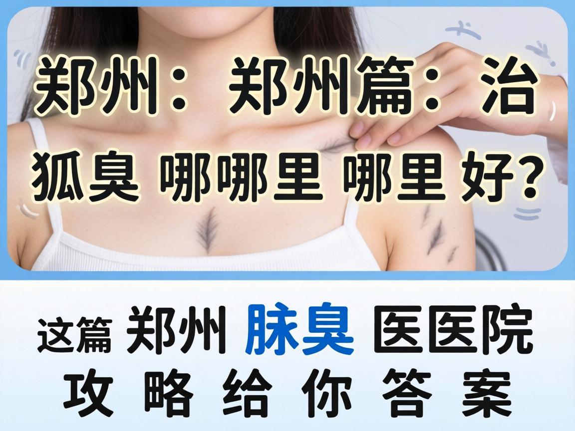 郑州治狐臭哪里好?这篇郑州腋臭医院攻略给你答案 郑州治狐臭哪里好?这篇郑州腋臭医院攻略给你答案