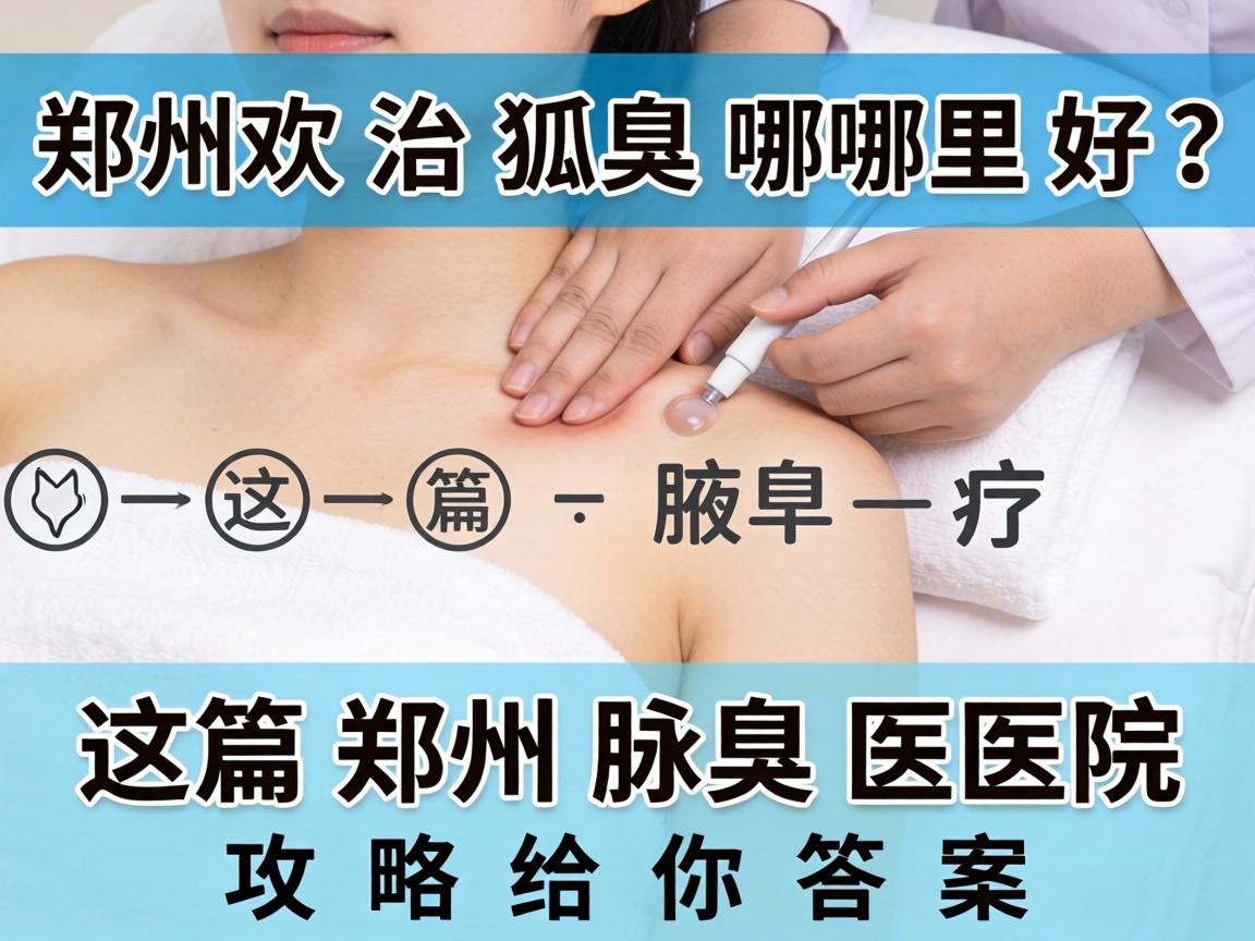 郑州治狐臭哪里好?这篇郑州腋臭医院攻略给你答案 郑州治狐臭哪里好?这篇郑州腋臭医院攻略给你答案