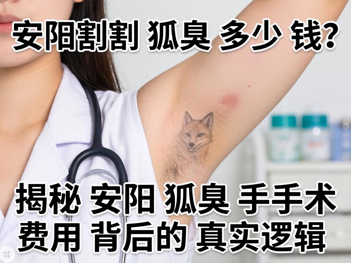 安阳割狐臭多少钱？揭秘安阳狐臭手术费用背后的真实逻辑