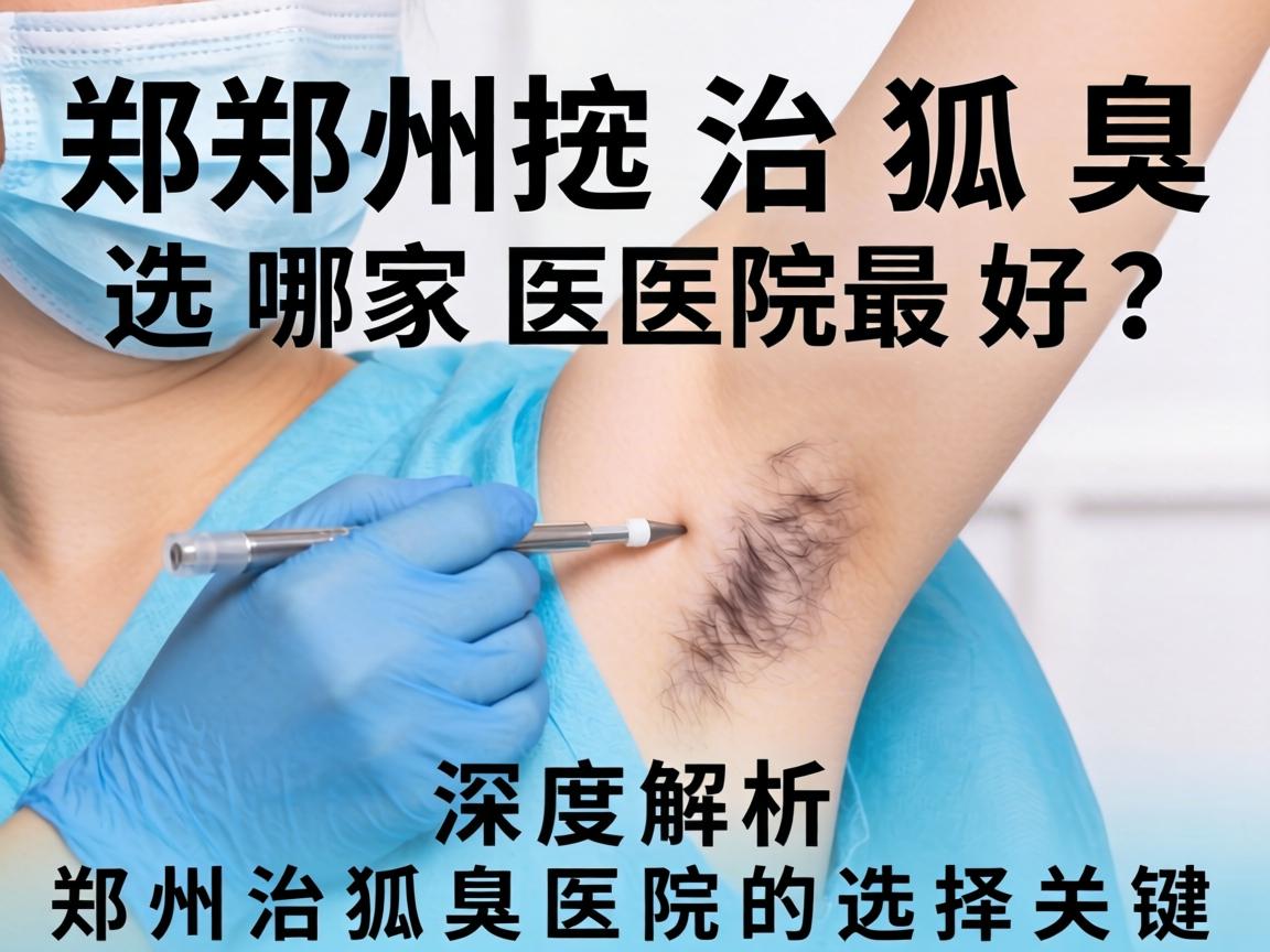 郑州治狐臭选哪家医院最好？深度解析郑州治狐臭医院的选择关键