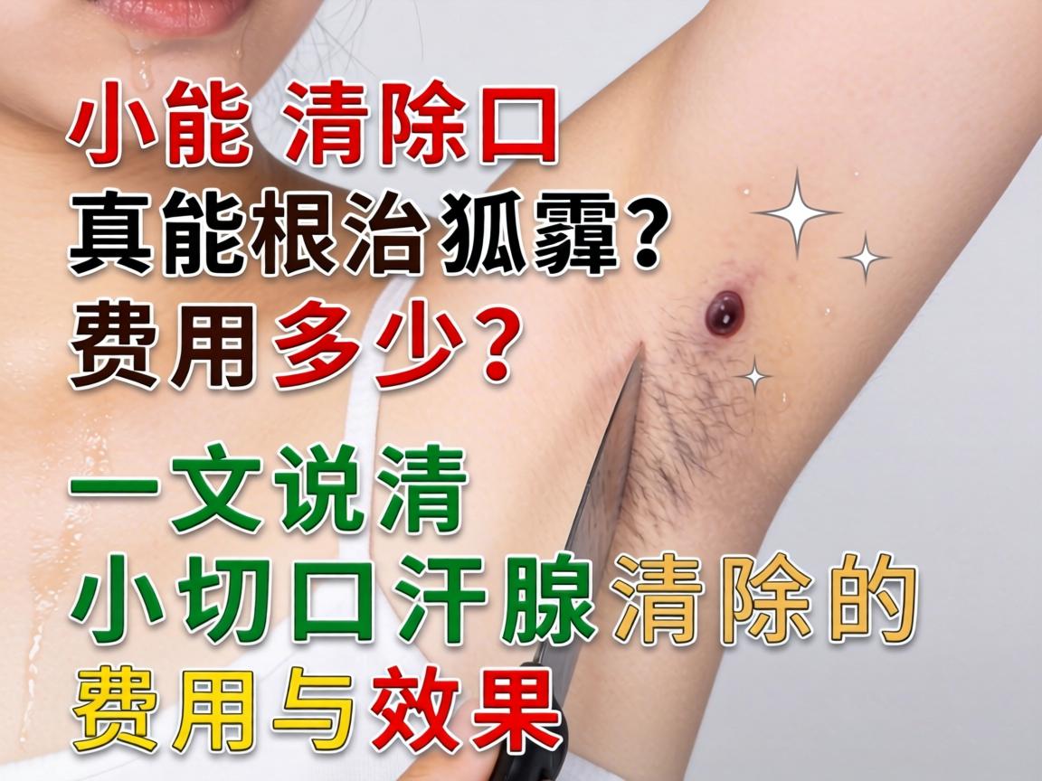 小切口汗腺清除真能根治狐臭？费用多少？一文说清小切口汗腺清除的费用与效果