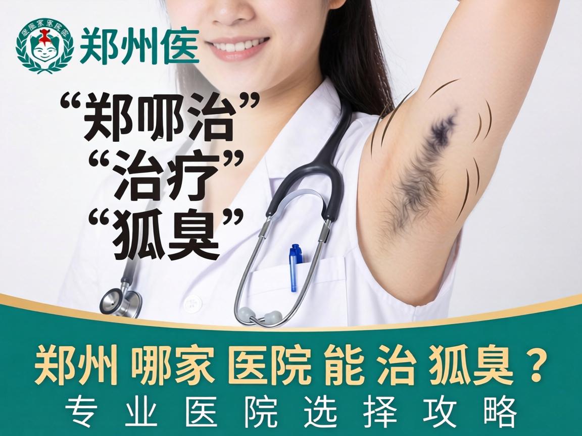 郑州治疗狐臭，郑州哪家医院能治狐臭？专业医院选择攻略
