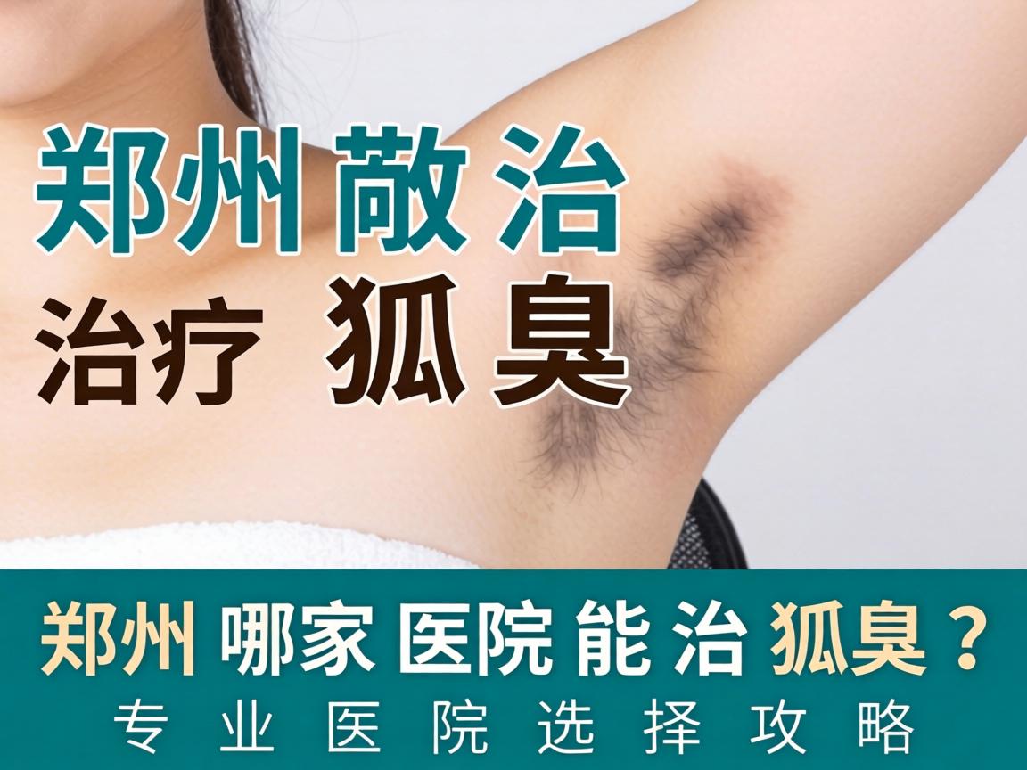 郑州治疗狐臭，郑州哪家医院能治狐臭？专业医院选择攻略