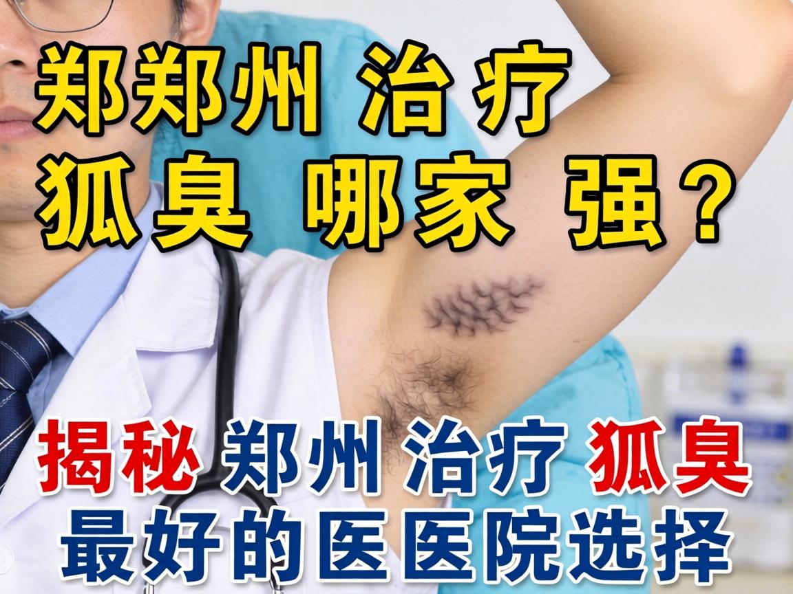 郑州治疗狐臭哪家强？揭秘郑州治疗狐臭最好的医院选择