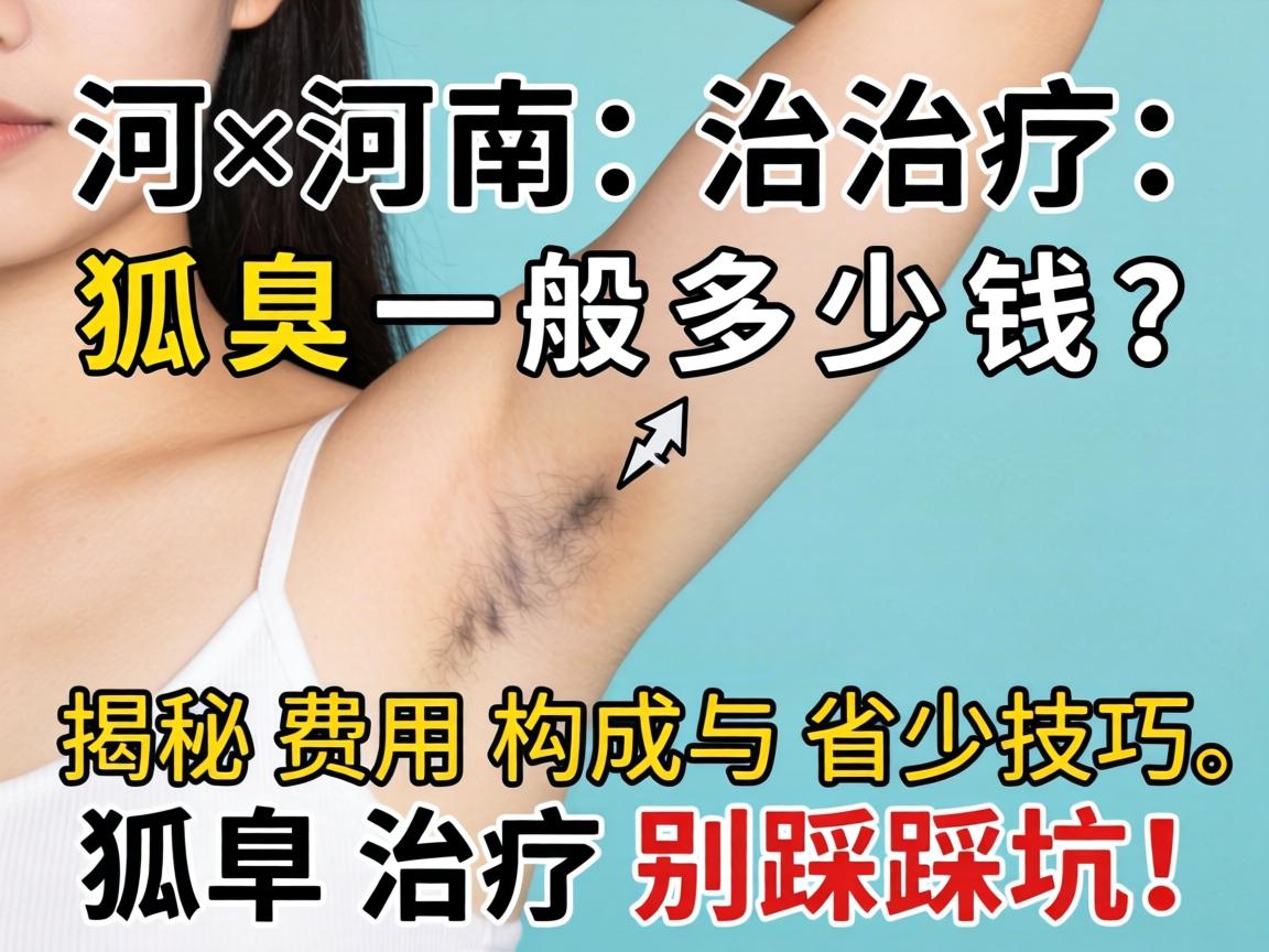 河南治疗狐臭一般多少钱？揭秘费用构成与省钱技巧，狐臭治疗别踩坑！