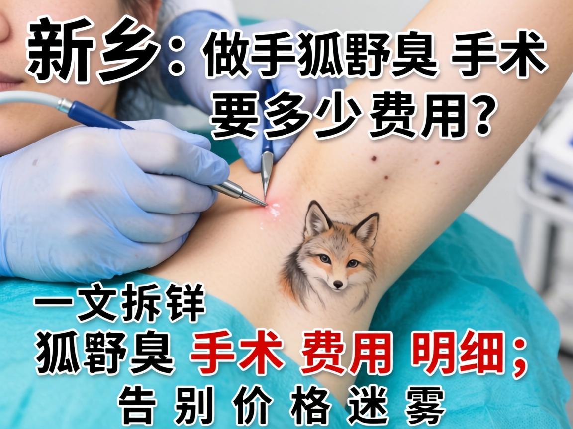 新乡做狐臭手术要多少费用?一文拆解狐臭手术费用明细,告别价格迷雾 新乡做狐臭手术要多少费用?一文拆解狐臭手术费用明细,告别价格迷雾
