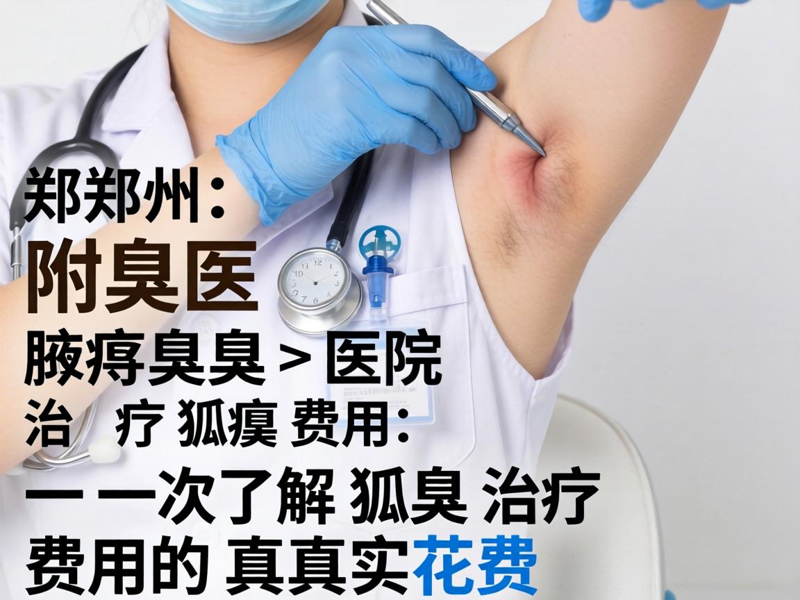 郑州附医腋臭医院治疗狐臭费用，一次了解狐臭治疗费用的真实花费