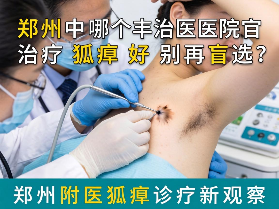 郑州哪个医院治疗狐臭好？别再盲选，郑州附医狐臭诊疗新观察