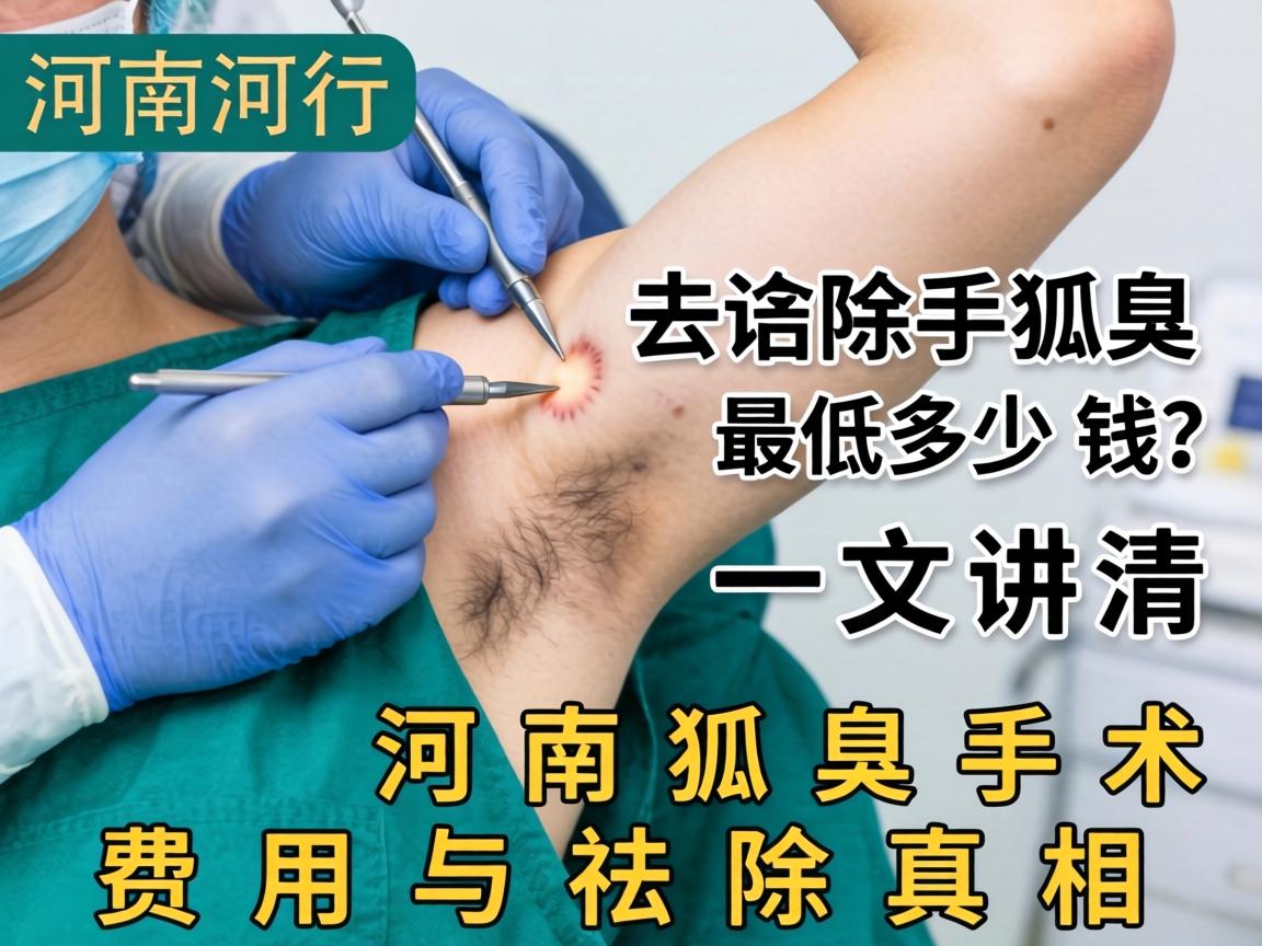 河南去除狐臭手术最低多少钱？一文讲清河南狐臭手术费用与祛除真相