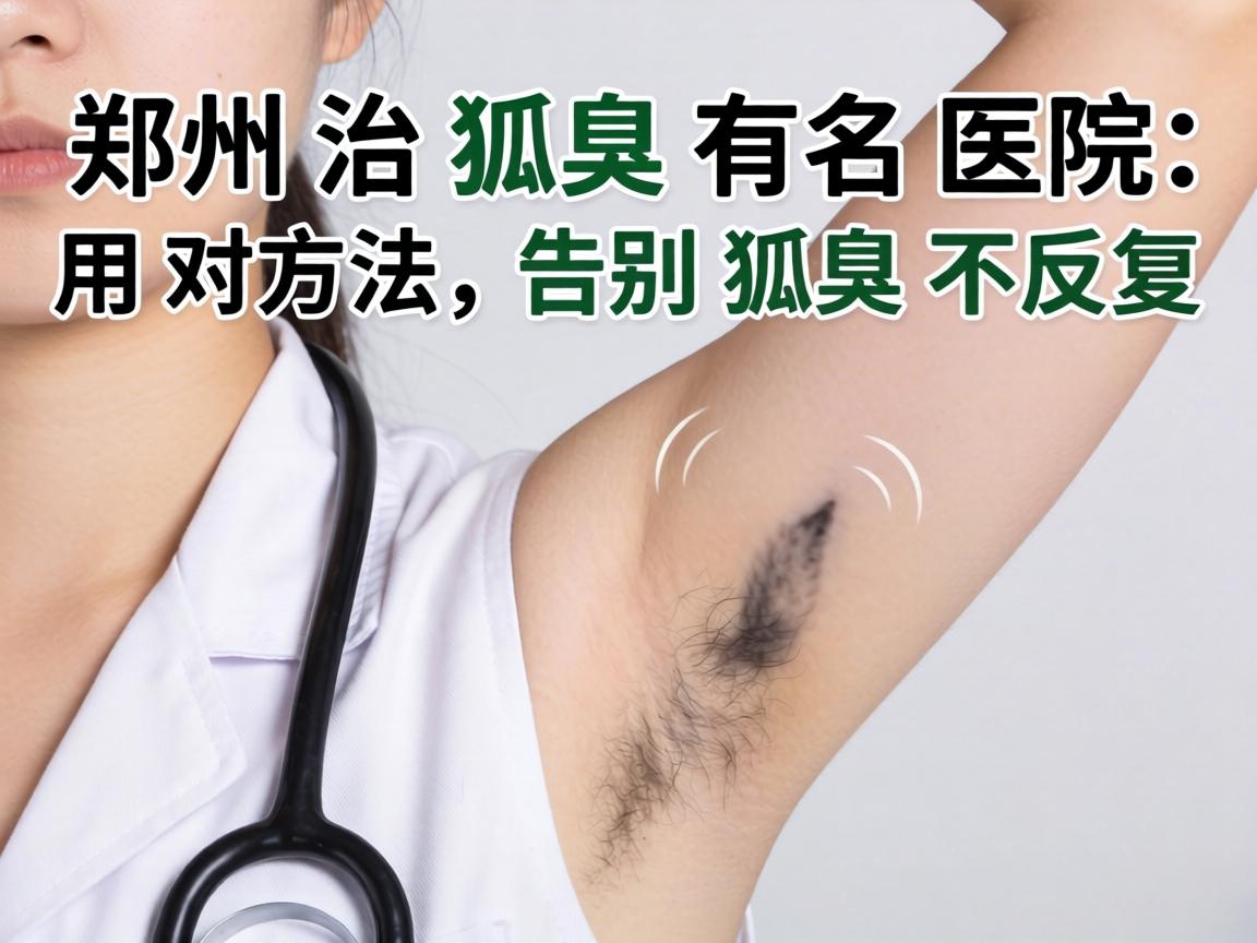 郑州治狐臭有名医院，用对方法，告别狐臭不反复