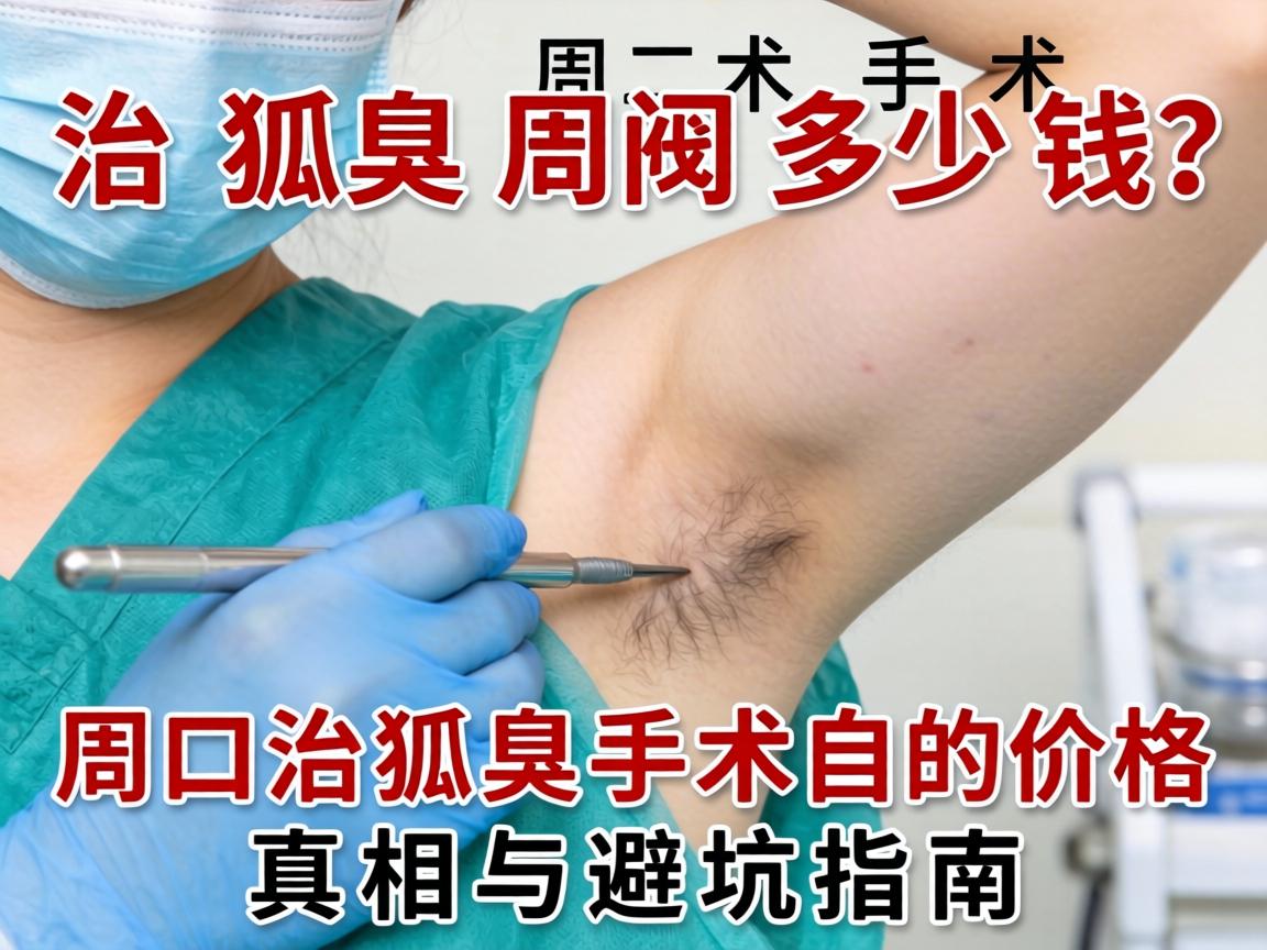 治狐臭手术周口多少钱？周口治狐臭手术的价格真相与避坑指南