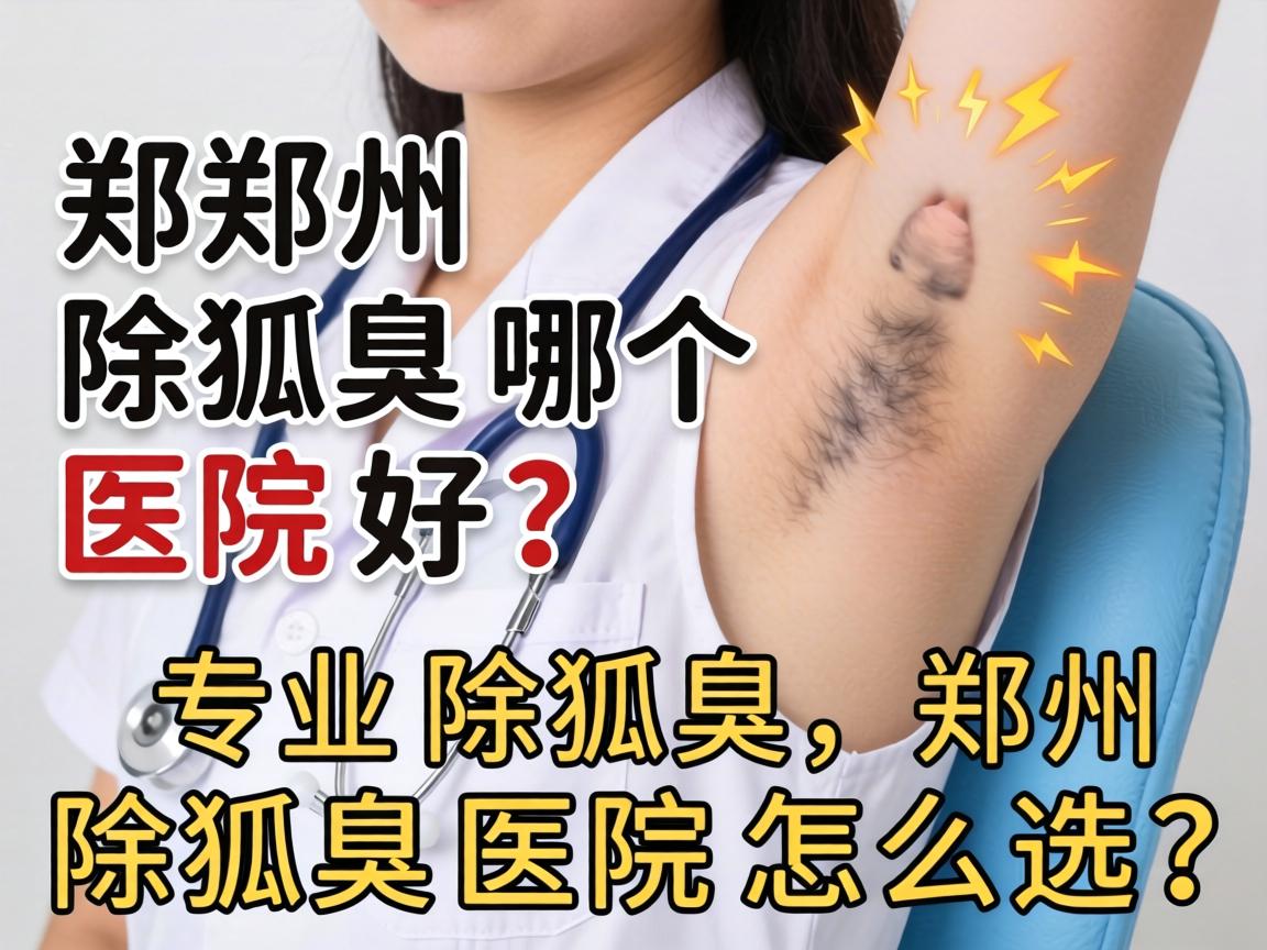 郑州除狐臭哪个医院好？专业除狐臭，郑州除狐臭医院怎么选？